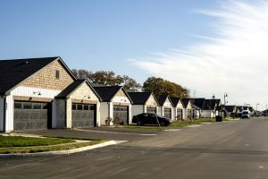 Single Story apartments at The Residences at Maren Reserve construction by Cimino